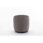 Grey / Green / Yellow Chenille Barrel Swivel Accent Chair, Single Seat, 360° Swivel