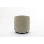 Grey / Green / Yellow Chenille Barrel Swivel Accent Chair, Single Seat, 360° Swivel