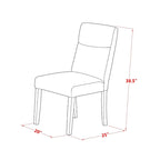Oak Drop-Leaf Dining Table Set with Dahlia Linen Chairs – 3 or 5 Seat Options
