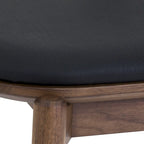 Black/Walnut Oval Dining Table Set, Windsor Style, Seats up to 7