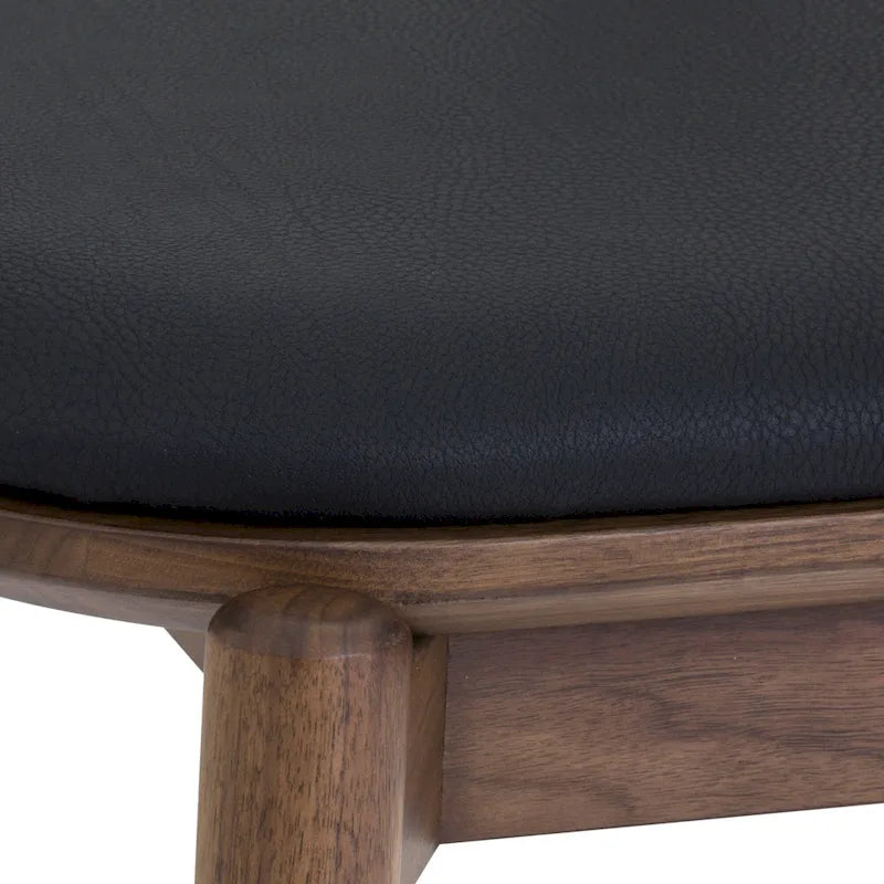 Black/Walnut Oval Dining Table Set, Windsor Style, Seats up to 7