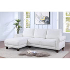 Belle Sherpa 96  Wide Sectional Sofa with Left-Facing Chaise