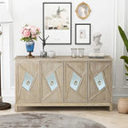 Modern 4-Door Cabinet