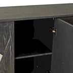 Modern 4-Door Cabinet