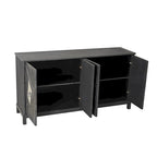 Modern 4-Door Cabinet