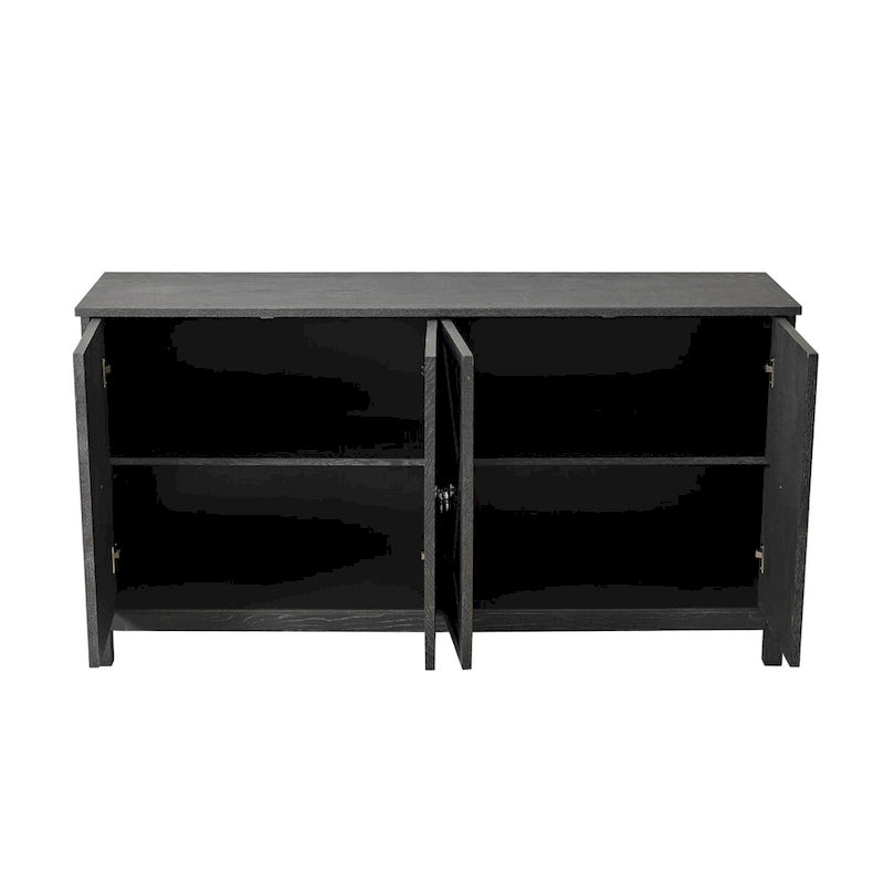 Modern 4-Door Cabinet