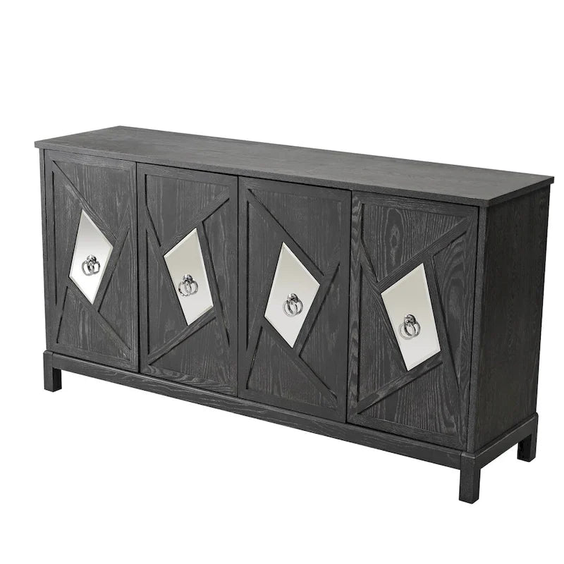 Modern 4-Door Cabinet