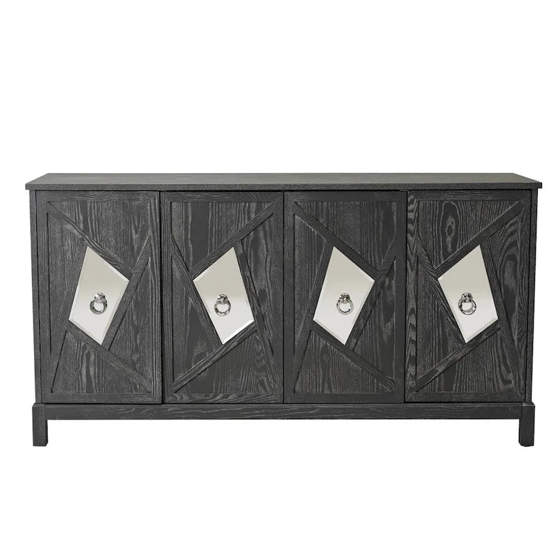Modern 4-Door Cabinet