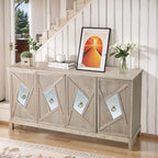 Modern 4-Door Cabinet