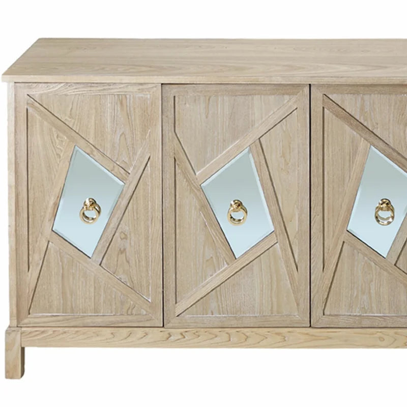 Modern 4-Door Cabinet