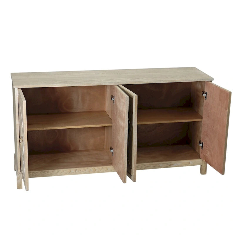 Modern 4-Door Cabinet