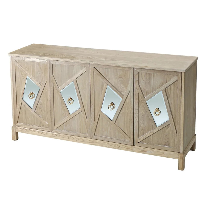 Modern 4-Door Cabinet
