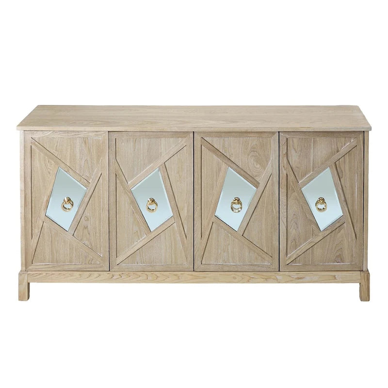 Modern 4-Door Cabinet