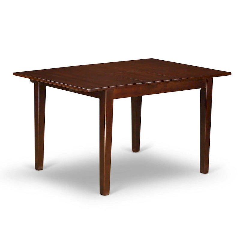 Buttermilk/Cherry & Mahogany Rectangular Butterfly Leaf Dining Table, Seats 4–6